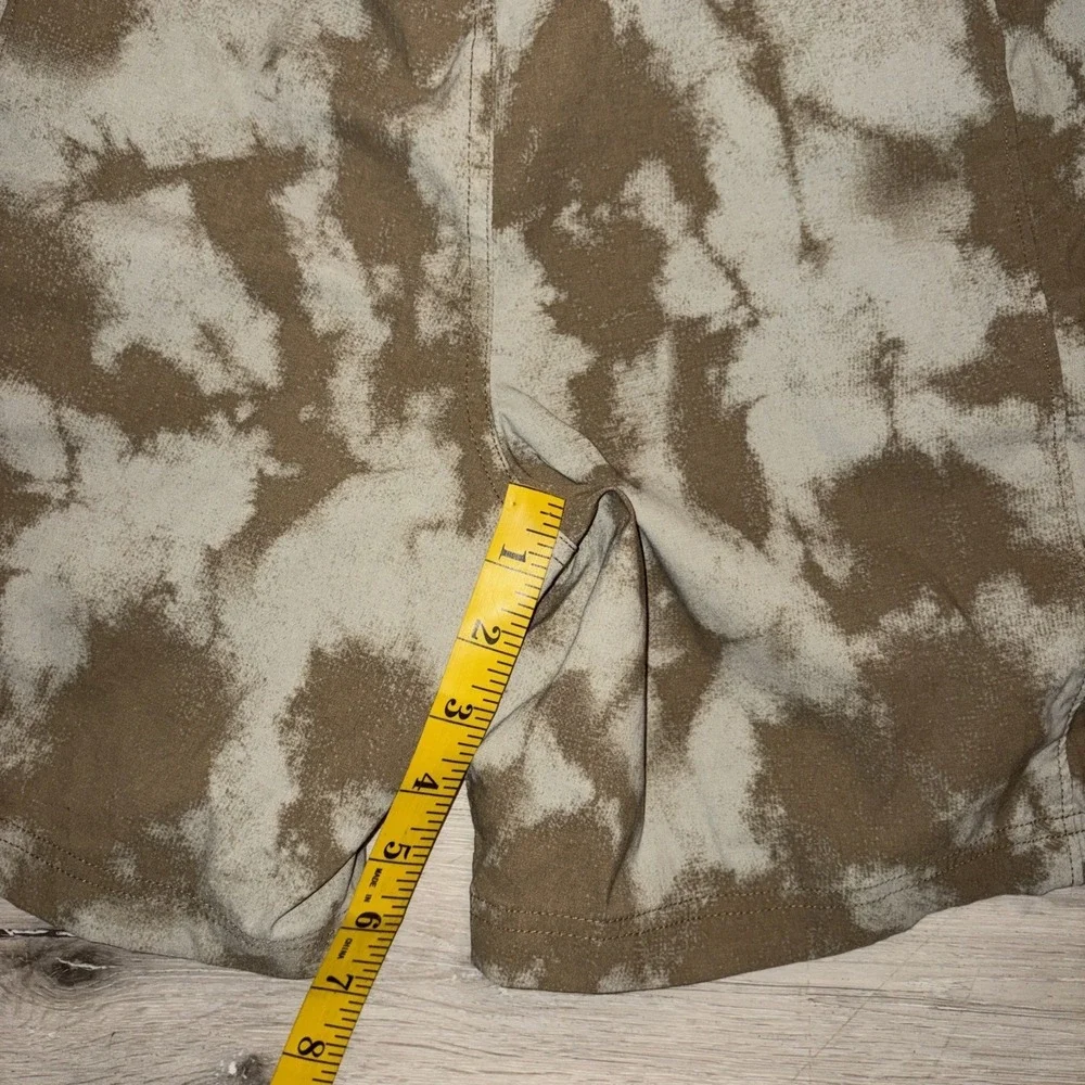 North Face Camo Outdoor Hiking Cargo Utility Shorts Men's Small Green 28